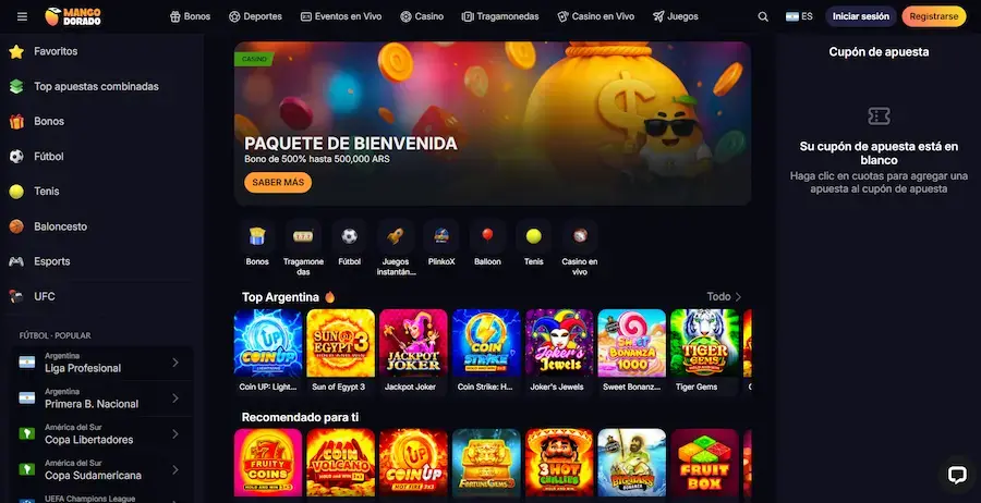 Mango Dorado Casino Online image 1